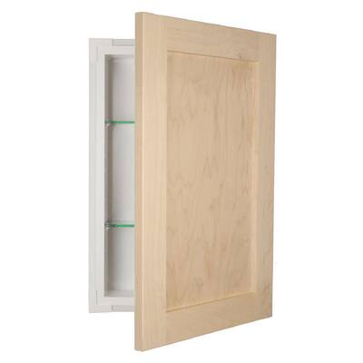 Silverton 14 in. x 18 in. x 4 in. Recessed Medicine Cabinet in Unfinished