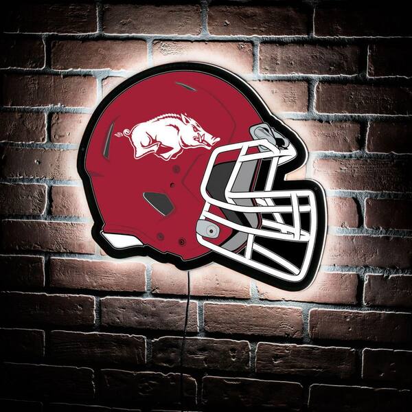 arkansas helmets football Rasorbacks College Collectible Mini Helmet | Picture Inside With the addition of the Arkansas Razorbacks Riddell Speed Collectible Football Helmet to your sports collection LED Wall Decor, Helmet, University