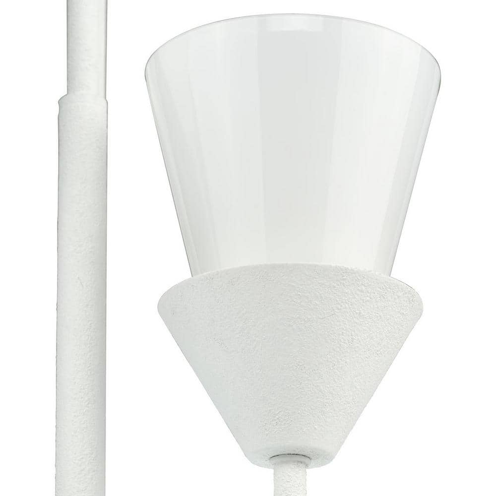 Pinellas 30" White Plaster Candle Style Chandelier