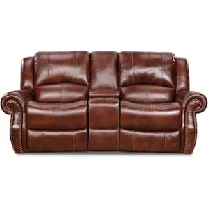 Telluride 2-Piece Oxblood Living Room Sofa and Loveseat Set