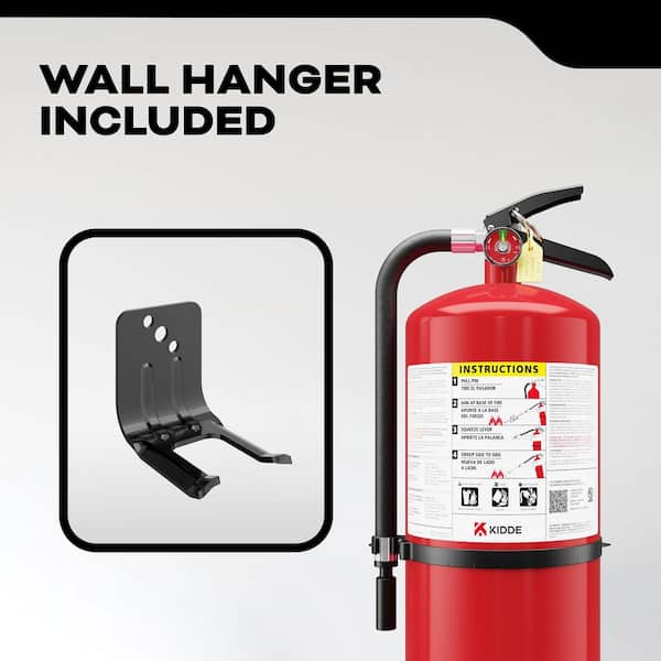 Kidde Pro Plus Rechargeable 6-A:120-B:C Class ABC 20 lb. Fire