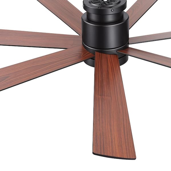Overhead Fans Flashwind 60 in. Standard Black indoor/Outdoor Ceiling Fans with ...