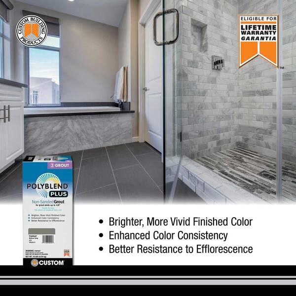 Custom Building Products Polyblend Plus #647 Brown Velvet 10 lb. Unsanded Grout