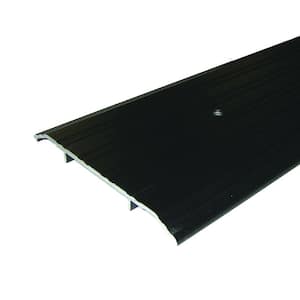 Fluted Saddle 6 in. x 20 in. Bronze Aluminum Commercial Threshold