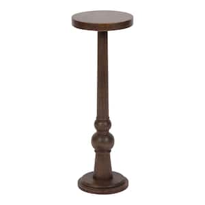 Wegner 8 in. W. Natural Round Coastal Wood End Table
