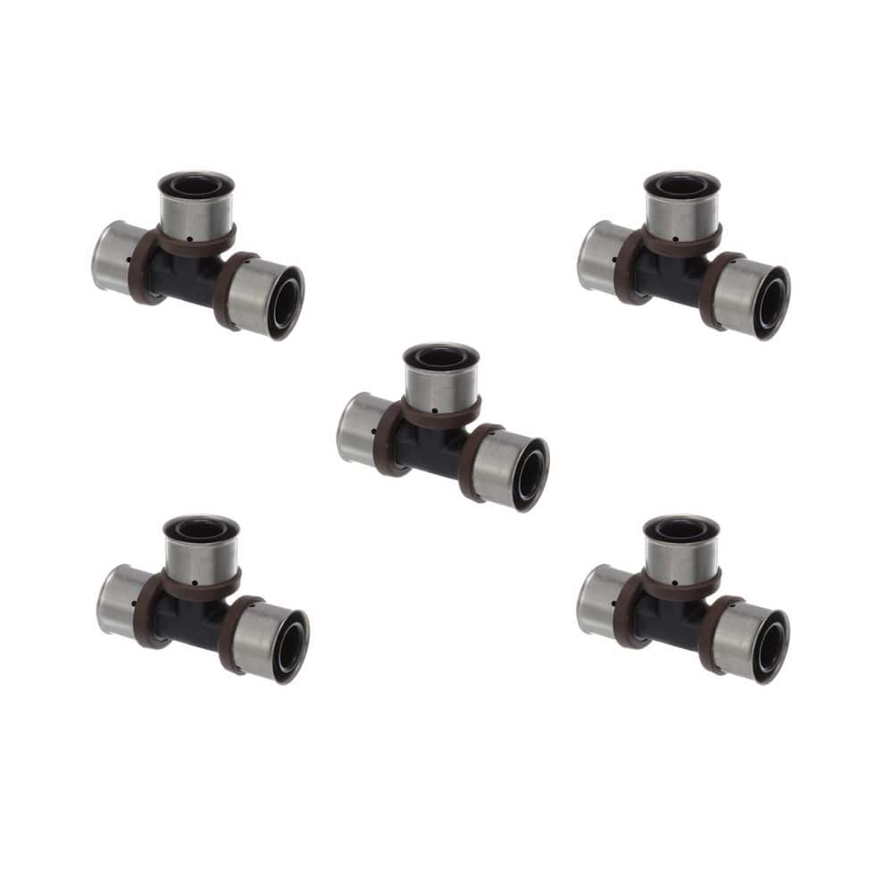 PureFlow 1-1/4 in. x 1-1/4 in. x 1-1/4 in. Press Polymer Tee (5-pack) price history on PriceWatchPro
