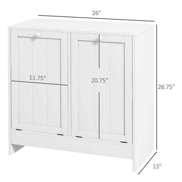 kleankin Freestanding Bathroom Storage Cabinet Organizer