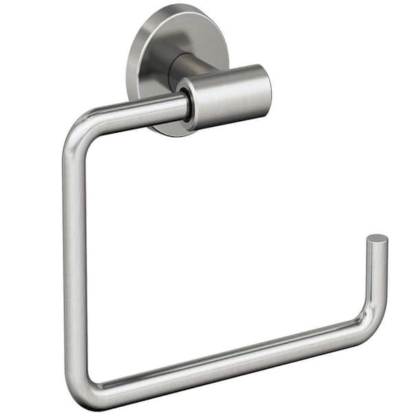 ATKING Bath Wall Mounted Towel Ring SUS304 Hand Towel Bar Stainless Steel Towel Holder in Brushed Nickel