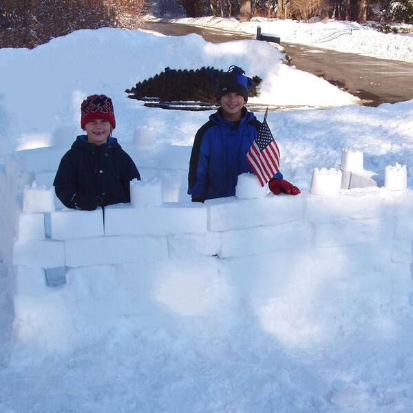 snow castle building kit