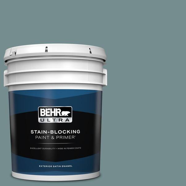 BEHR ULTRA 5 gal. #PPF-46 Leisure Time Satin Enamel Exterior Paint & Primer