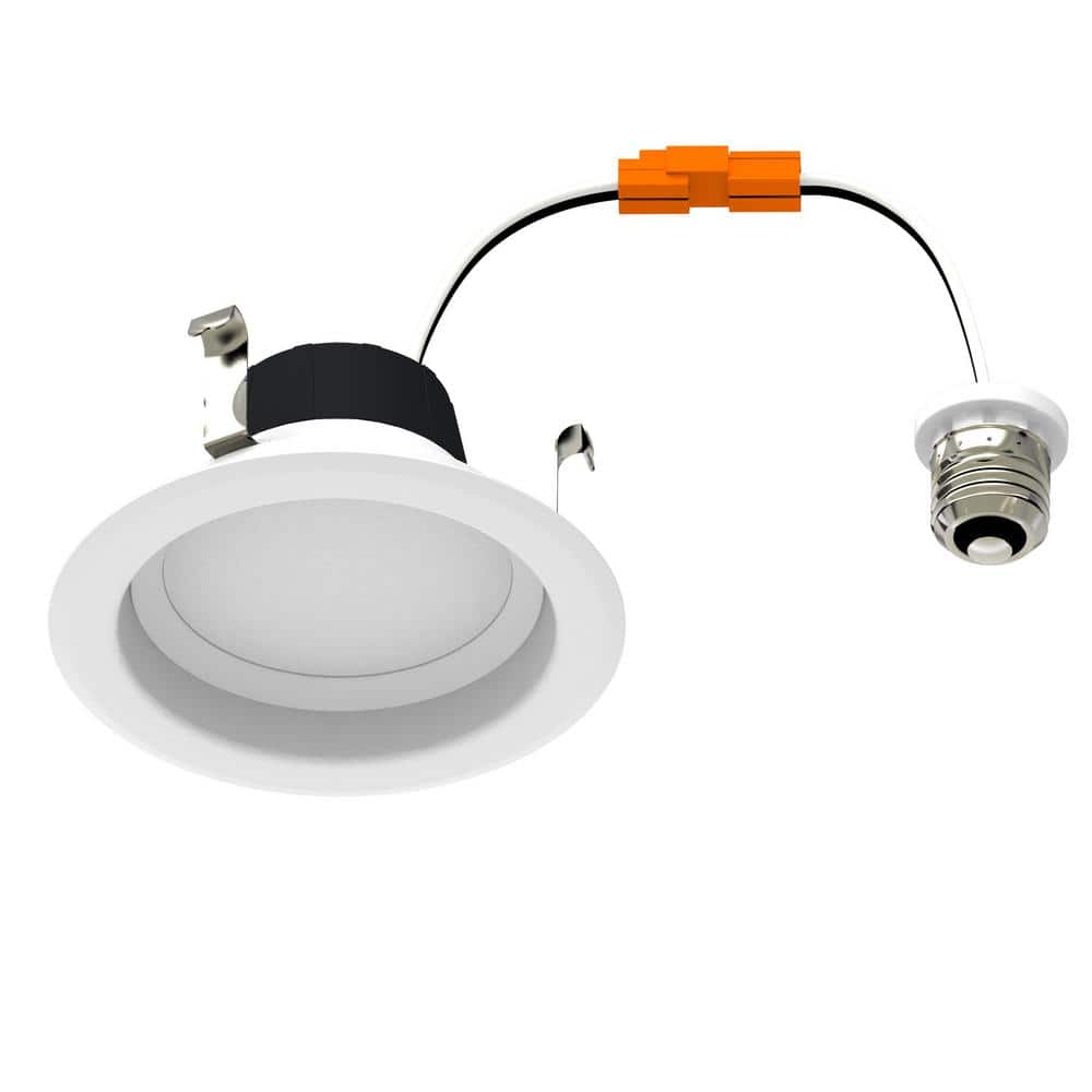 4 in. 8-Watt Selectable CCT Integrated LED Recessed Light Deep Smooth Downlight Trim Wet Loc CEC Compliant Dim price history on PriceWatchPro