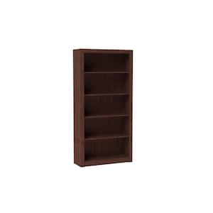 Olinda 1.0 Nut Brown Bookcase with 5-Shelves