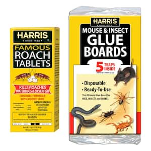 6 oz. Roach Tablets and Pest Glue Boards (5 Pack)