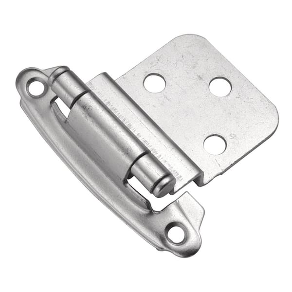 HICKORY HARDWARE 3/8 in. Inset Chrome Self-Closing Hinge (2-Pack) P243 ...