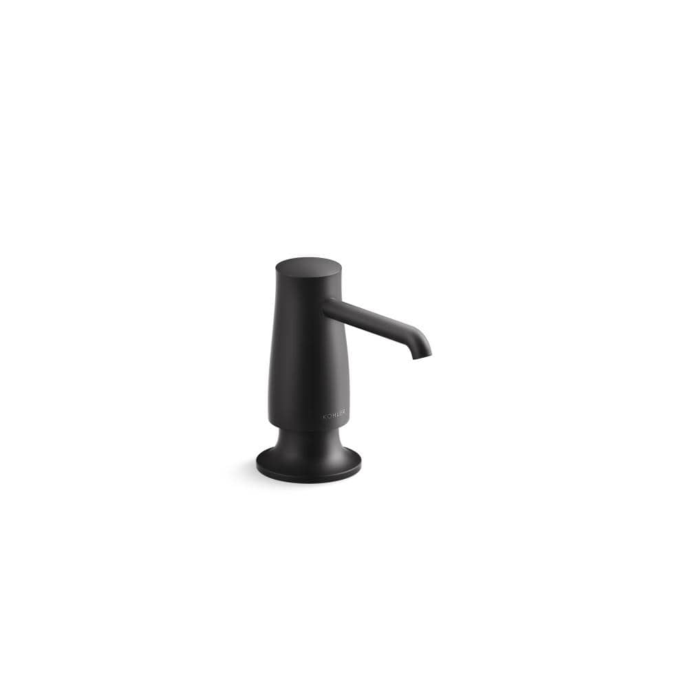 KOHLER Soap/Lotion Dispenser in Matte Black 26099-BL - The Home Depot