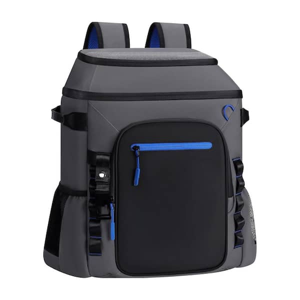 34 qt. Insulated Waterproof Cooler Backpack 36/54 Cans with Leak-Proof Multi-Compartments for 20 Hours Cold Retention