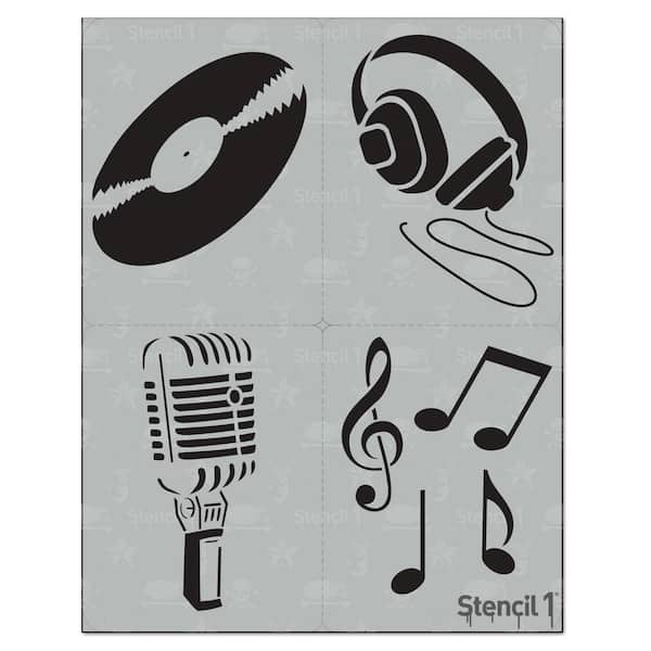 Stencil1 Music Stencil (4-Pack)