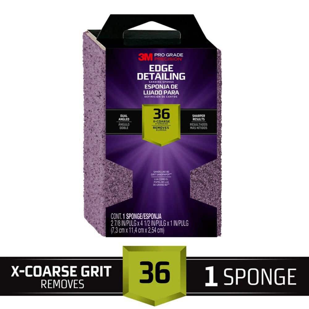 Pro Grade Precision 2-7/8 in. x 4-1/2 in. x 1 in. 36-Grit X-Coarse Dual Ang