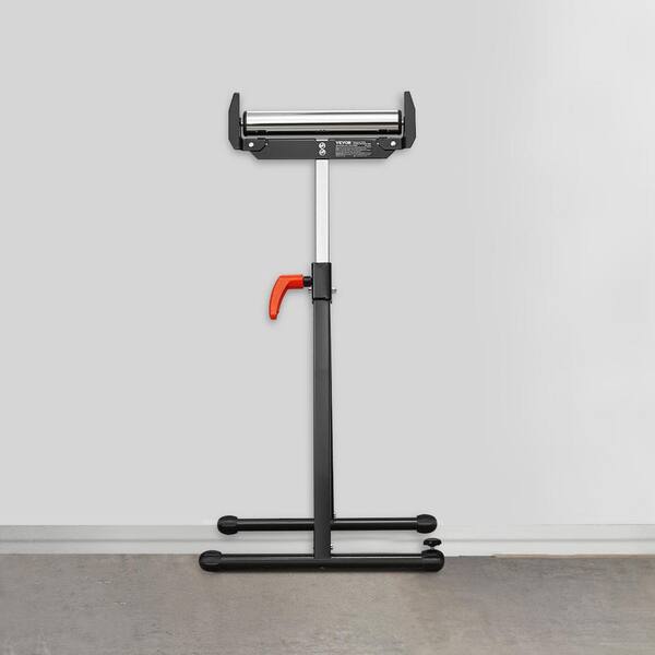 2-Pack Roller Stands 250 lbs. Load Capacity 44.21 in. x 16.93 in. Adjustable Height Folding Rolling Roller Stands