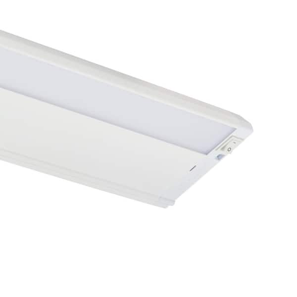 KICHLER 4U Series 22 in. 3000K LED Textured White Under Cabinet Light with  Frosted Diffuser 4U30K22WHT The Home Depot
