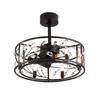 Breezary Blooming 20 in. Indoor Black Ceiling Fan with Remote Control ...