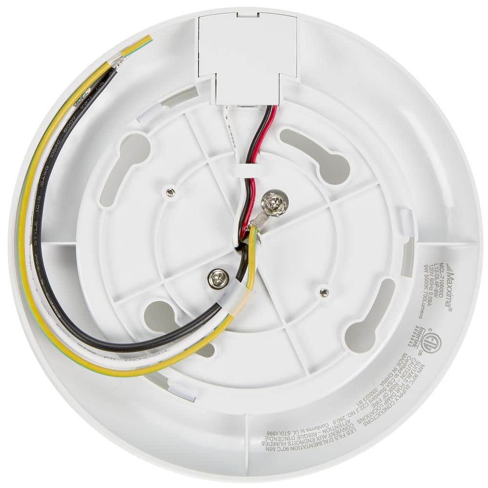 6-Inch White Aluminum LED Motion Sensor Ceiling Light