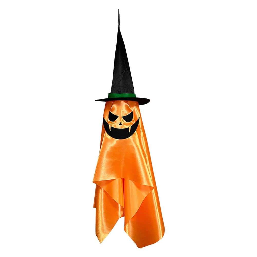 Perfect Spooky 2 Pack Hanging Ghosts with Wizard Hat Scary Face Halloween Outdoor Party Decor for Eave Tree Porch price history on PriceWatchPro