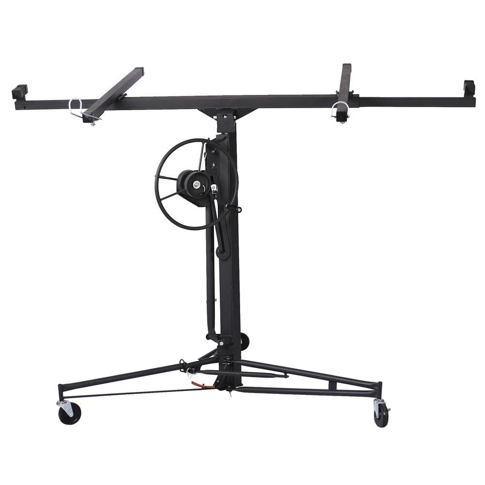 11 ft. Drywall Panel Hoist Drywall Lift Rolling Panel Hoist Jack Lifter in 