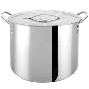 20 qt. Stainless Steel Kettle Stock Pot with Lid