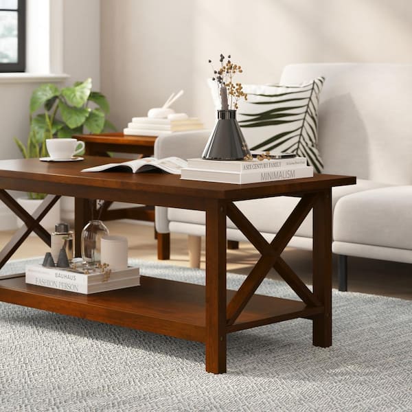 Wood coffee table near me discount