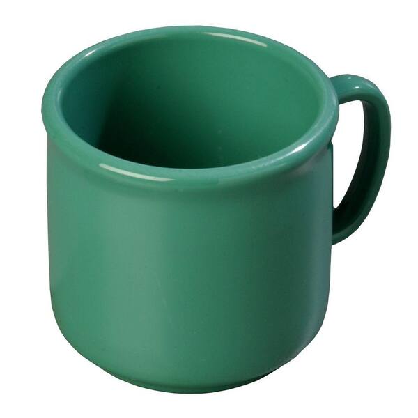 Carlisle 10 oz. SAN Plastic Mug in Meadow Green (Case of 12)