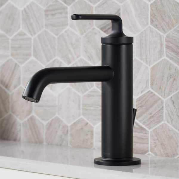 Reviews For Kraus Ramus Single Handle, Home Depot Black Matte Bathroom Sink Faucet