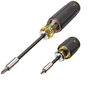 Adjustable Length Multi-Bit Screwdriver Set (2-Piece)