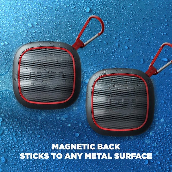 ION Audio iSP153 2PK Magnet Rocker Portable Bluetooth 5.3 Speaker