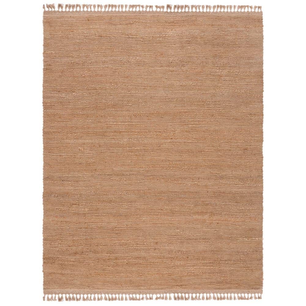 Solid Colour Rug SAFAVIEH Natural Fiber 8 ft. x 10 ft. Natural Solid Color Area Rug ...