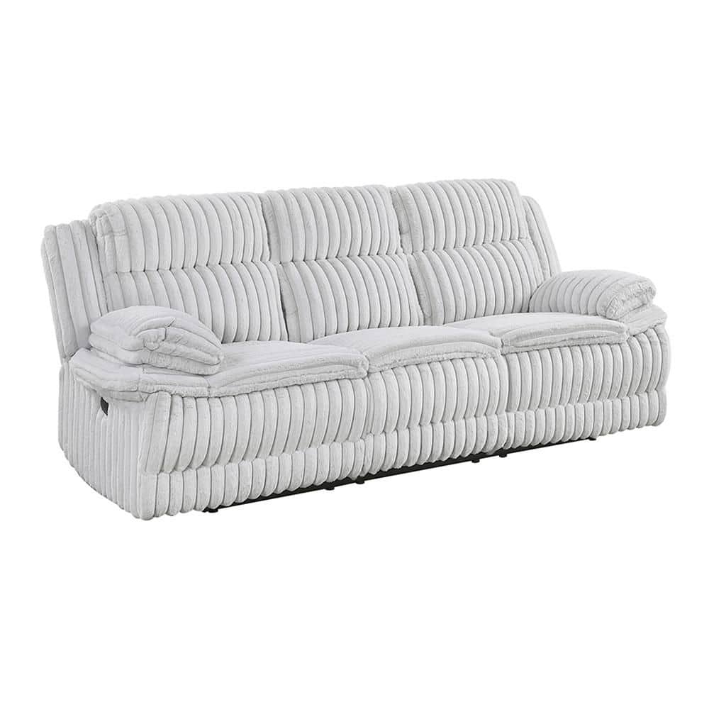 Lazzara Dyersburg 95 in. W Pillow Top Arm Corduroy Rectangle