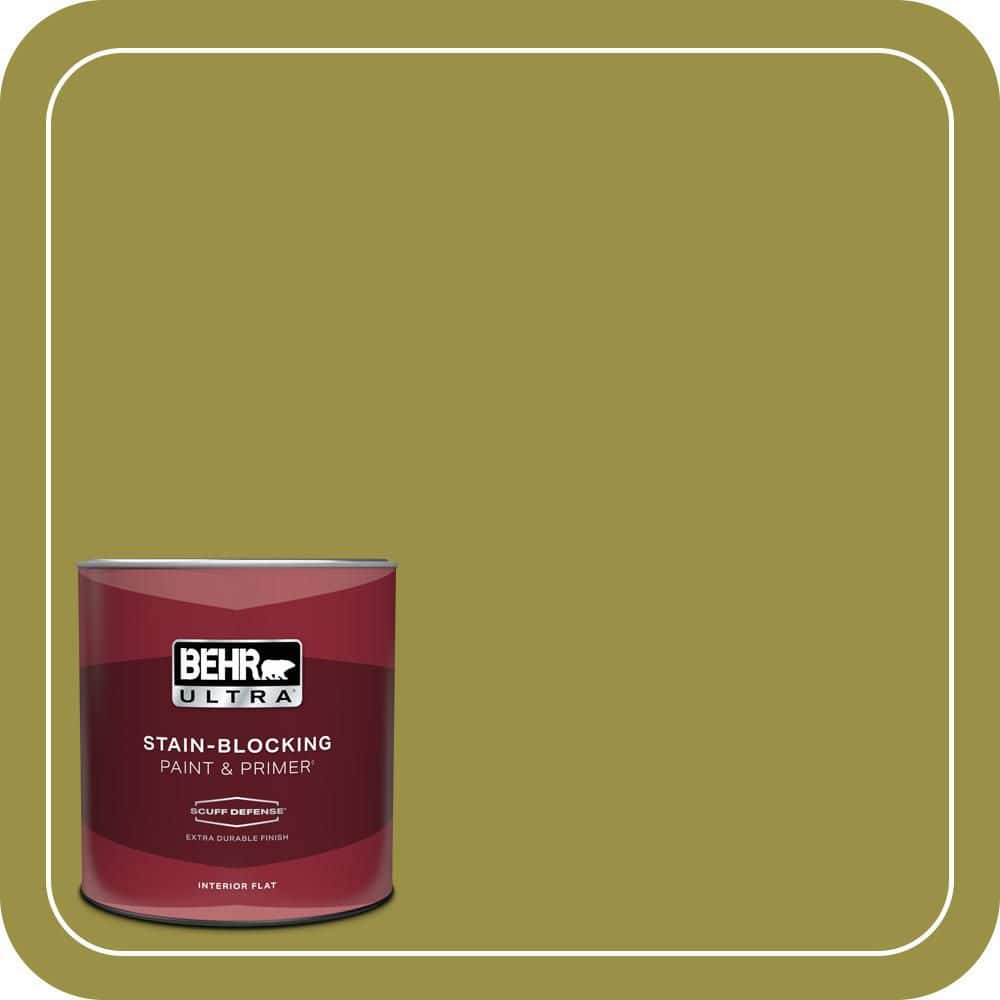 1 qt. Home Decorators Collection #HDC-FL13-8 Tangy Dill Extra Durable Flat Interior Paint & Primer price history on PriceWatchPro