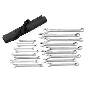 12-Point Metric Long Pattern Combination Wrench Set (18-Piece)