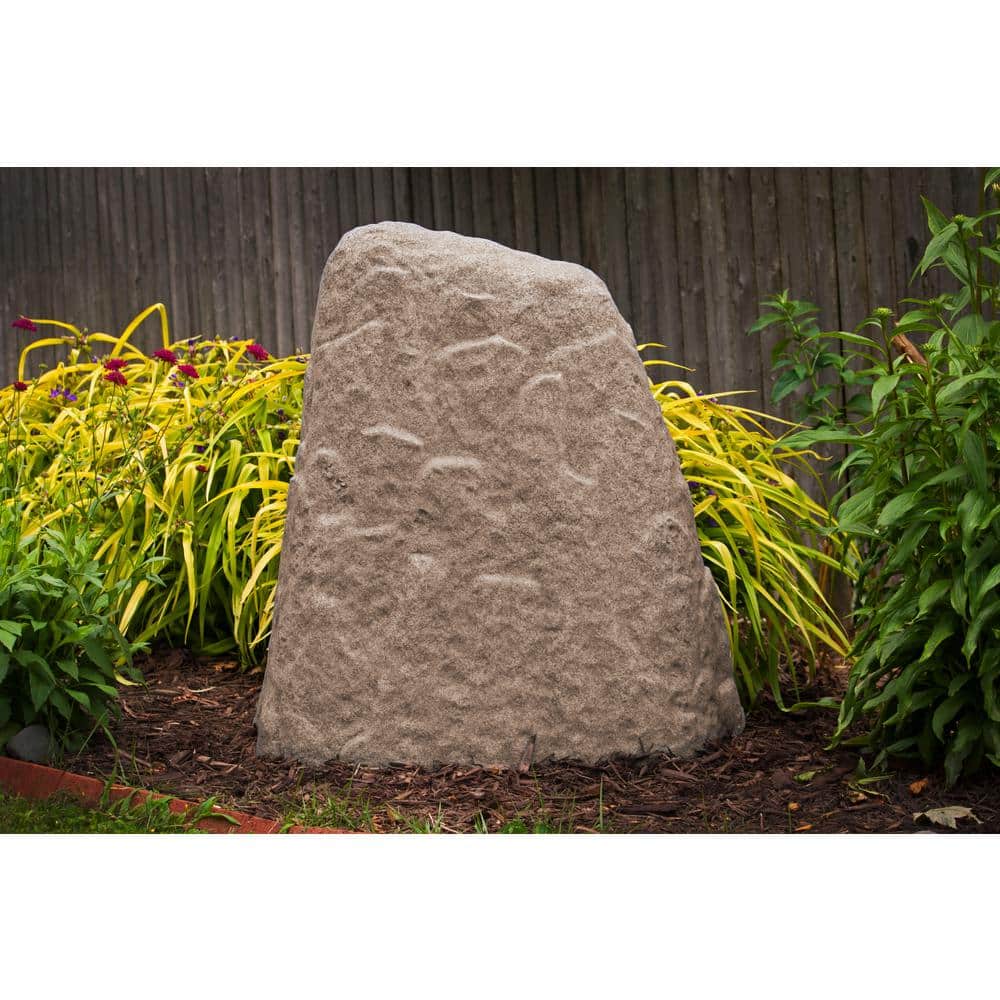 Extra Large Beige Resin Garden Landscape Rock