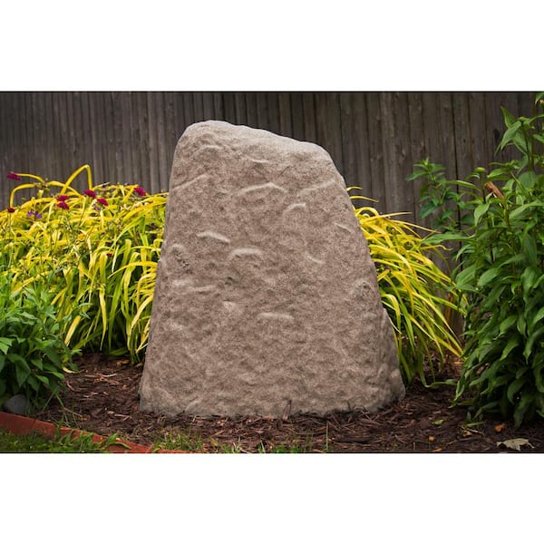 Home Home & Garden New Real Look Stone Hide Key Granite Rock Garden ...