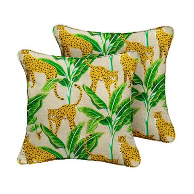 yellow green pillows