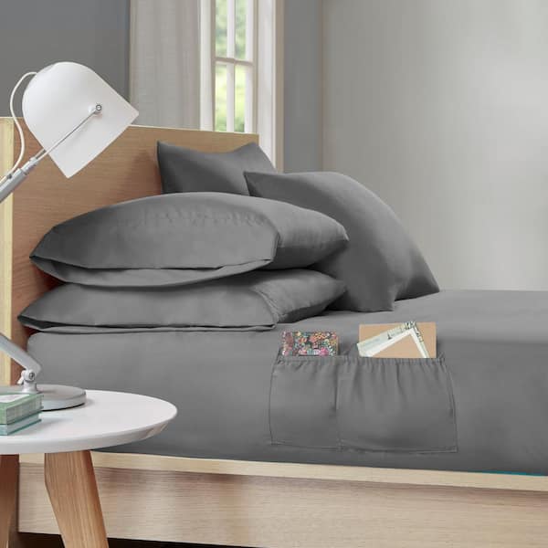 ID Microfiber Solid Color Microfiber Sheet Set