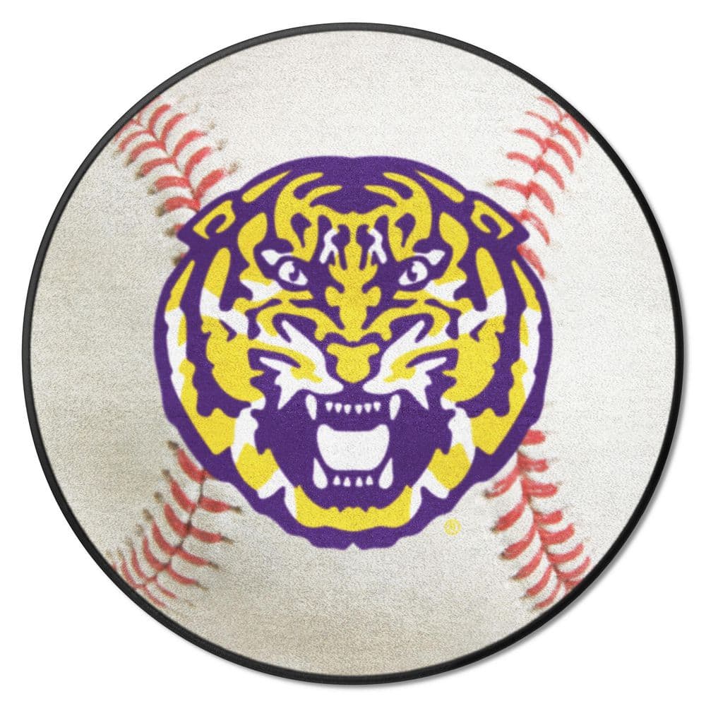 FANMATS LSU Tigers Ticket Design Runner Rug - 30x72 Inch NCAA Fan Mat For Game Room, Tailgating