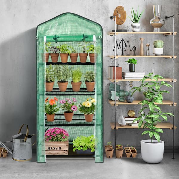 Karl home 27 in. x 19 in. x 63 in. Greenhouse 584539525055 - The