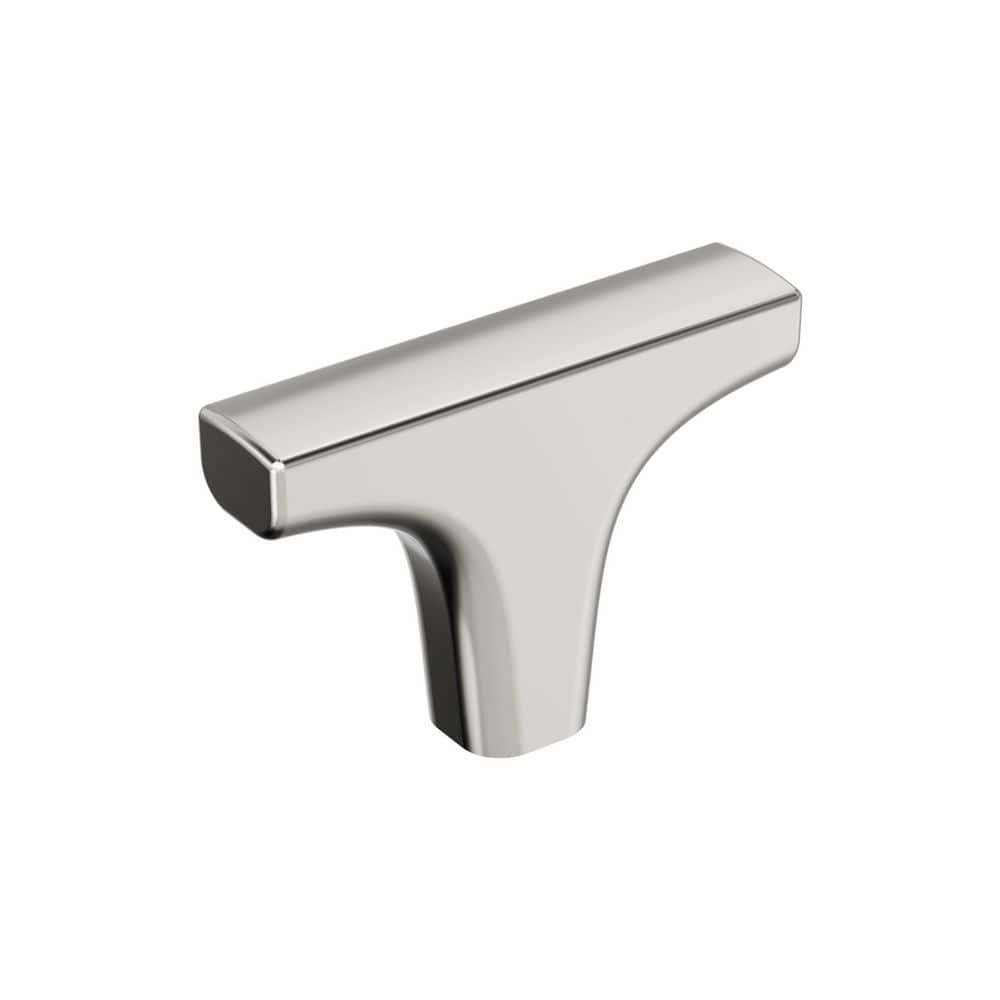 Amerock Merced 2 in. (51 mm) Length Polished Nickel Modern Bar Cabinet ...