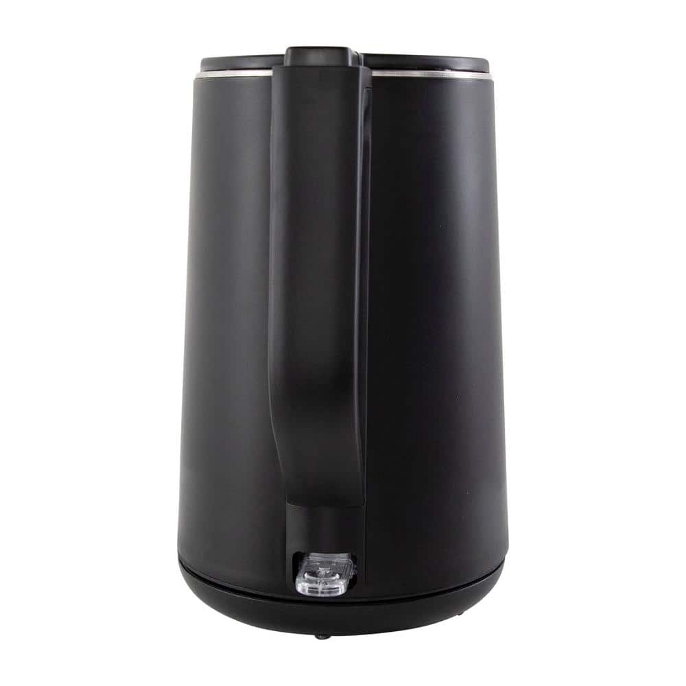 West Bend 1.5 Liter Black Stainless Steel Electric Kettle