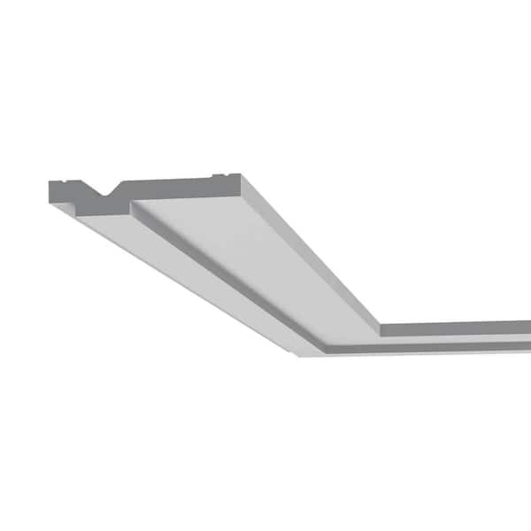 2-3/4 in. x 1/2 in. x 78-3/4 in. Primed White Plain Polystyrene Crown Moulding (42-Pack)