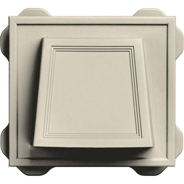 Builders Edge 4 in. Hooded Vent #089-Champagne