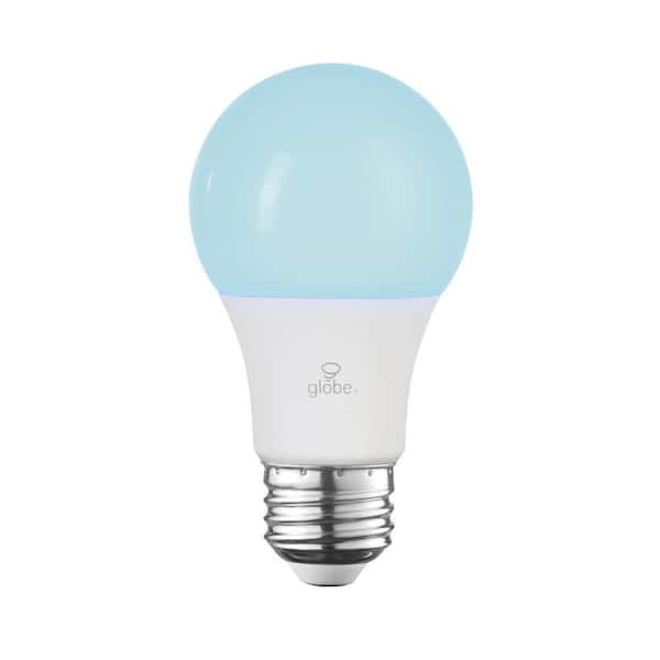 Globe 9-Watt A19 E26 Base Disinfecting Light Bulb, 800 Lumens, 3000 Kelvin, Non-Dimmable - The Home Depot