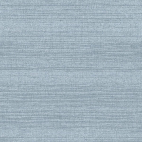 Horizontal Stria Texture Blue Wallpaper